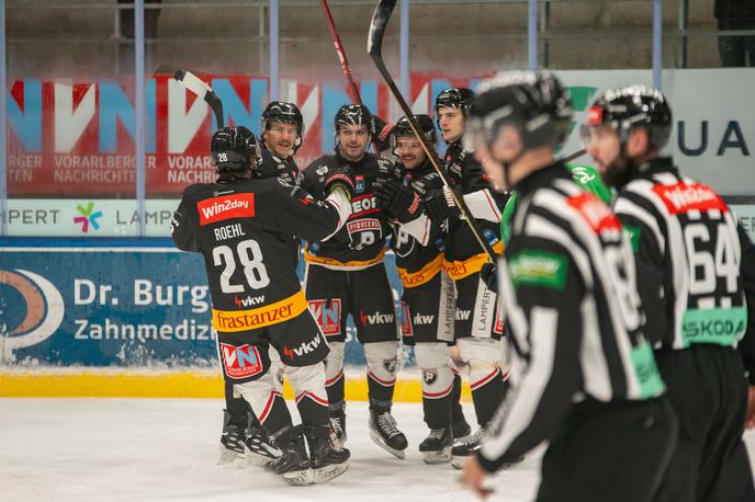 Pioneers Vorarlberg : HK Olimpija | Olimpija je na gostovanju pri ekipi Pioneers Vorarlberg izgubila z 2:5. | Foto Rothmund_Pioneers.hockey