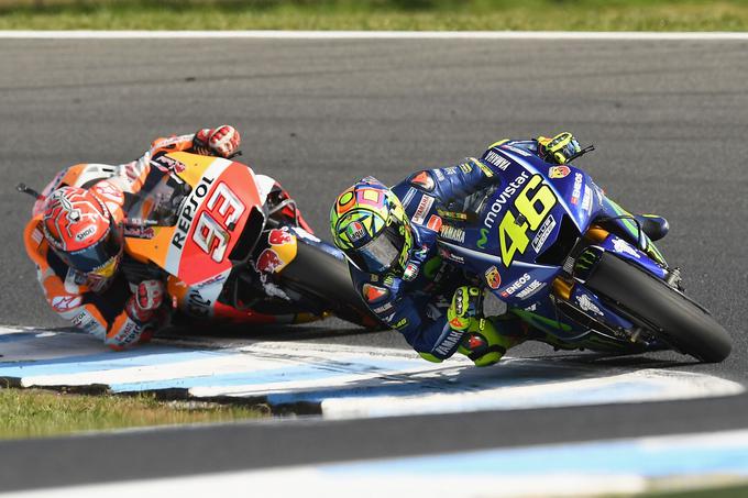 Valentino Rossi je unovčil svoje izkušnje in si priboril drugo mesto. | Foto: Getty Images