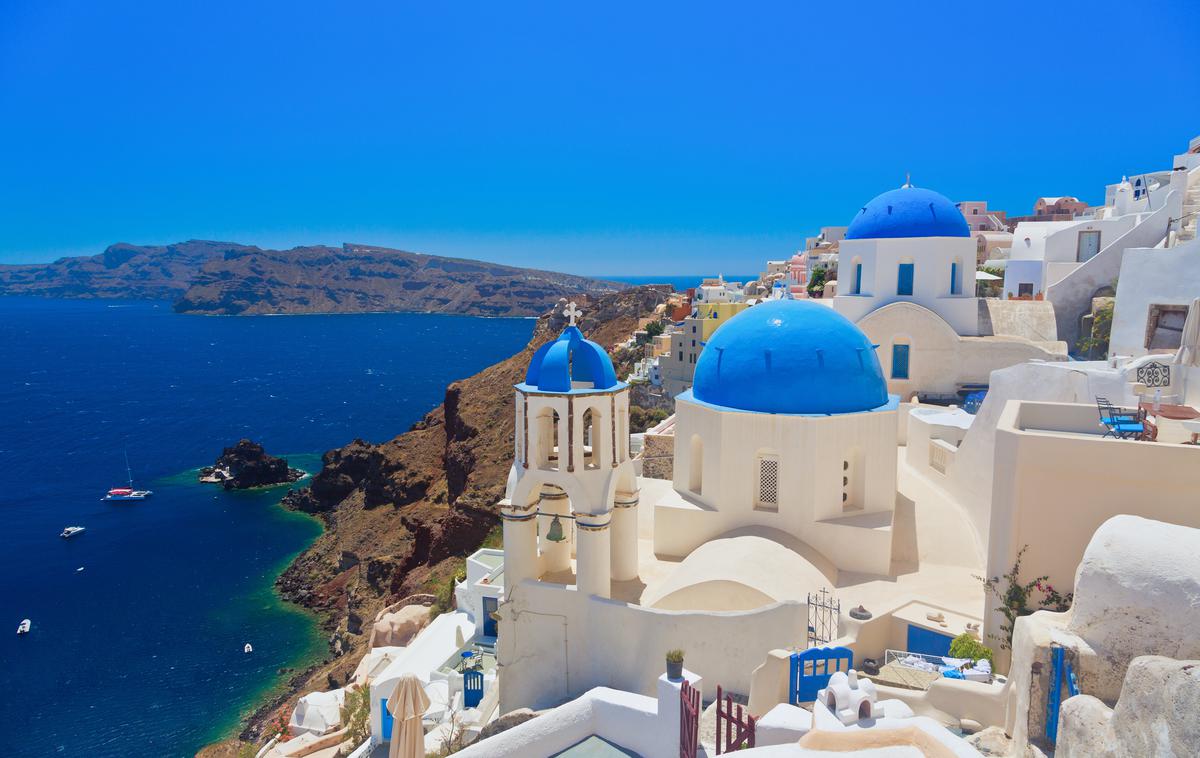 Grčija, Santorini, počitnicem, dopust, morje | Foto Shutterstock
