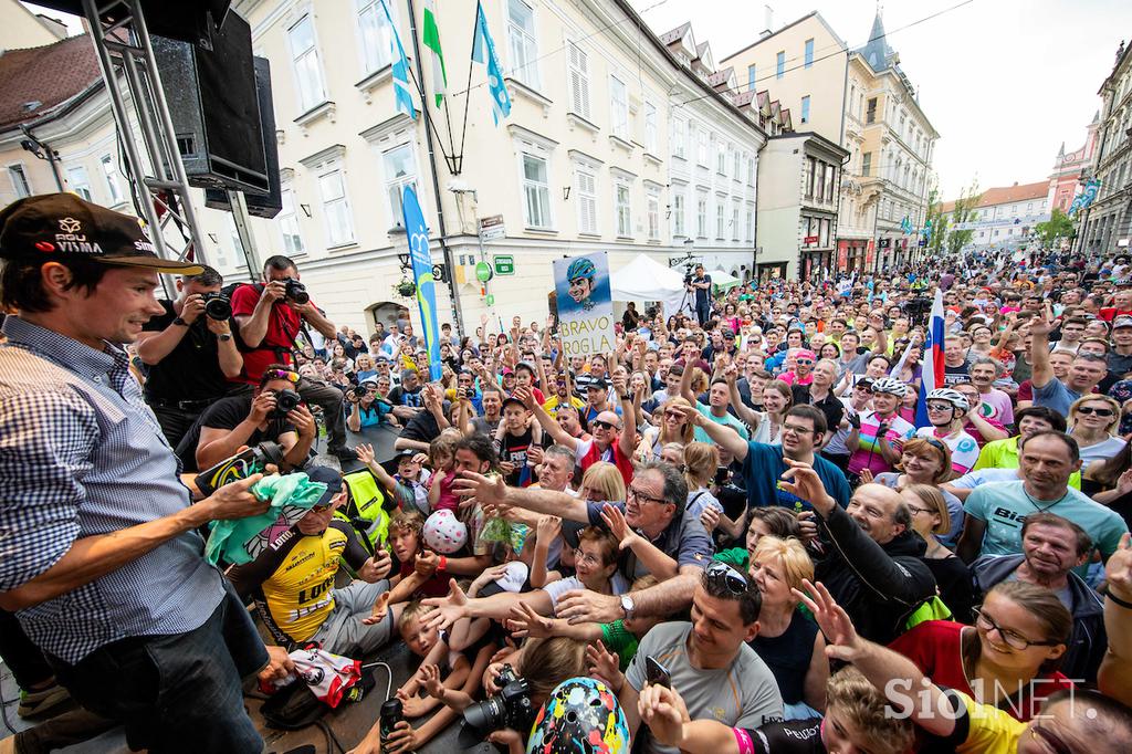 Tadej Pogačar Primož Roglič Jan Polanc