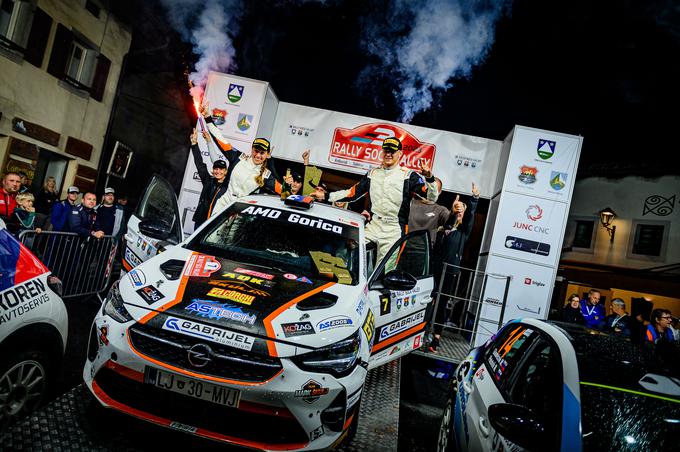 Mark Škulj in Pia Šumer (opel corsa rally4) sta letos dobila vse relije za državno prvenstvo in zanesljivo postala prvaka.  | Foto: Aljaž Jež