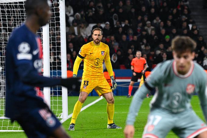 Jan Oblak je na začetku tekme sicer dobil gol, nato pa se izkazal s številnimi obrambami. | Foto: Reuters