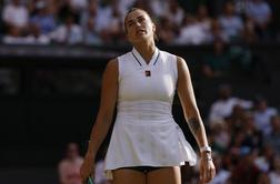 Novo presenečenje v Wimbledonu, konec za prvo nosilko