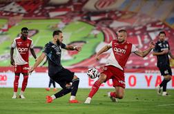 PSG se je tudi tokrat igral z ognjem, poraz Marseilla pri Monacu