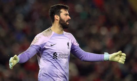 Alisson Becker bo odsoten dlje časa