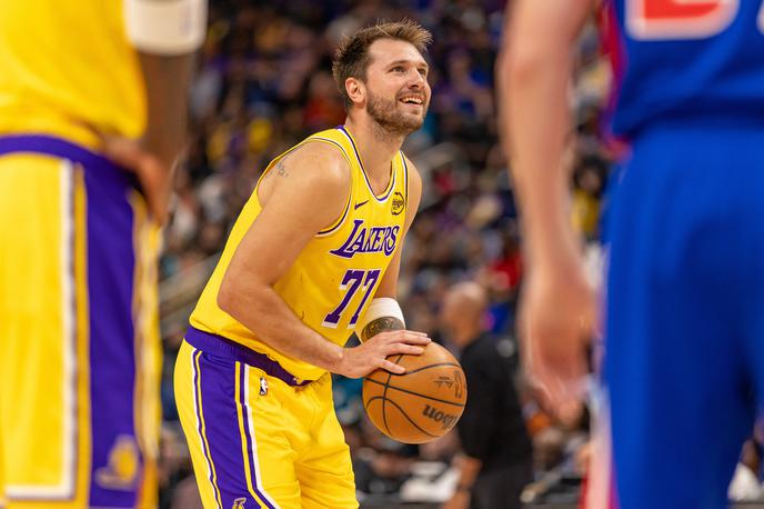 Detroit Lakers | Luka Dončić je na zadnjih šestih gostovanjih v povprečju dosegal dobrih 40 točk na tekmo. | Foto Reuters