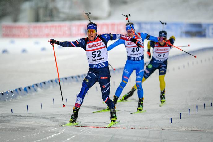 Quentin Fillon Maillet | Quentin Fillon Maillet je Franciji priboril prvo zmago na posamičnih tekmah v novi sezoni svetovnega pokala. | Foto Guliverimage