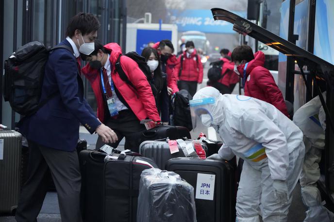 Peking ZOI letališče | Seznam okužm med olimpijci in njihovimi spremljevalci je vse daljši. | Foto Guliverimage