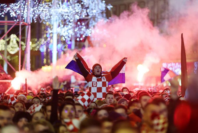 Hrvaška navijači Sprejem | Foto: Reuters