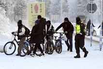 Migranti na finsko-ruski meji