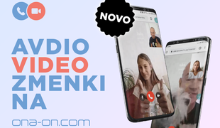Zmenek prek pametnega telefona? ONA-ON.COM predstavlja Avdio Video zmenke! #video