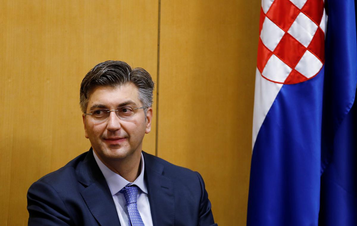 Andrej Plenković Sabor Hrvaška | Foto Reuters