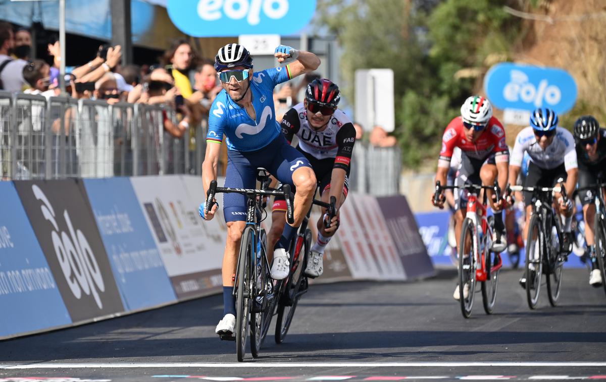 Alejandro Valverde | Alejandro Valverde se veseli že 130. zmage v karieri. | Foto Guliverimage