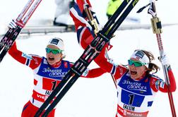 V ekipnem šprintu prevlada Norveške, Višnarjeva in Razingerjeva deveti