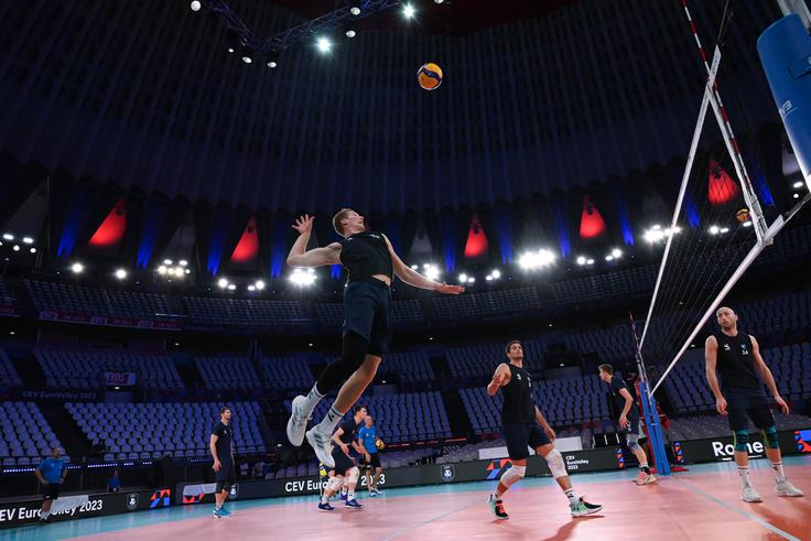 slovenska odbojkarska reprezentanca, Rim | Foto: OZS
