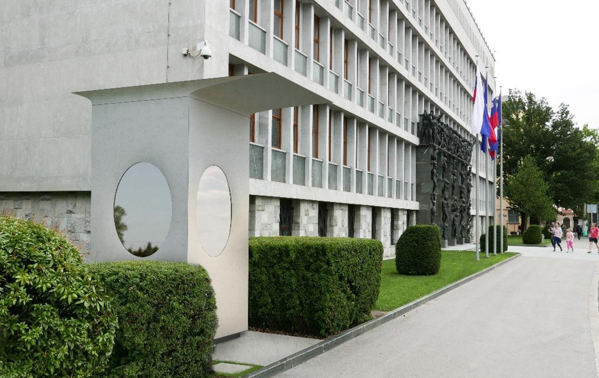 stražarska hiška | S stražarsko hiško pred državnim zborom so že nastopile težave. | Foto Ministrstvo za notranje zadeve