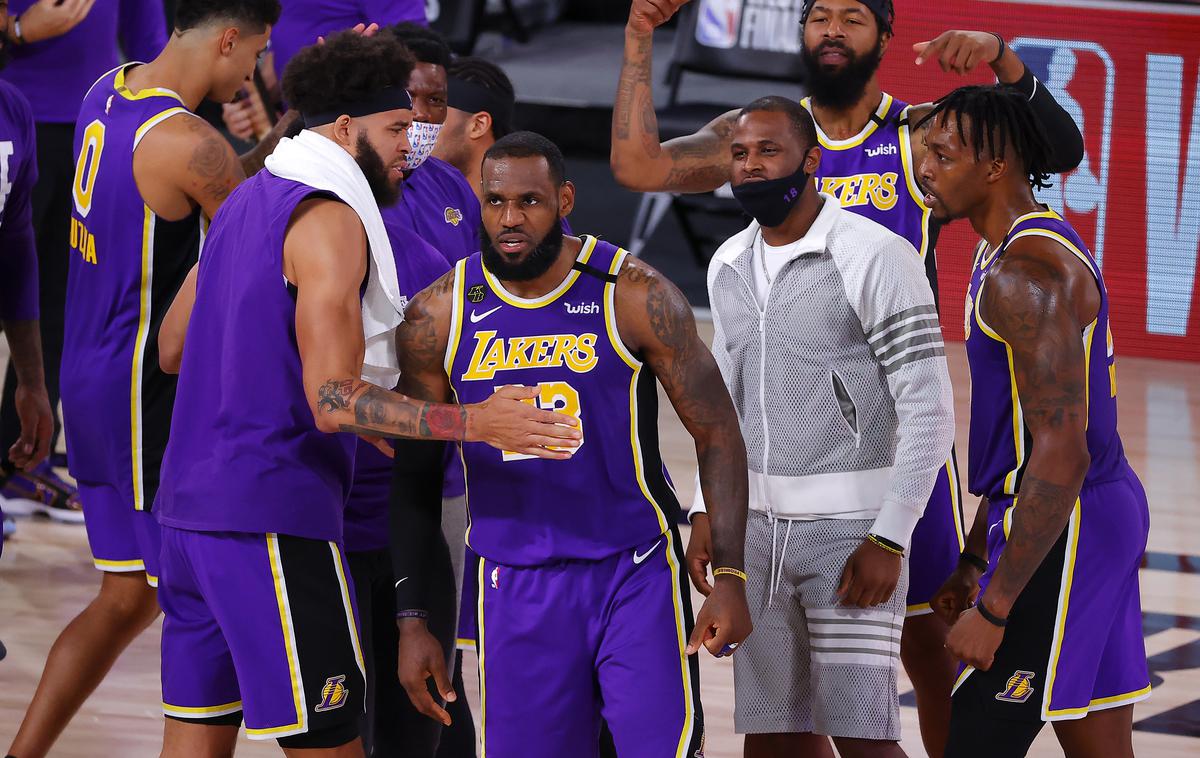 Los Angeles Lakers | LA Lakers so se uvrstili v veliki finale lige NBA. | Foto Getty Images
