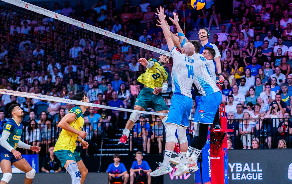 Odbojkarska liga narodov: Slovenija - Brazilija | Foto Volleyballworld