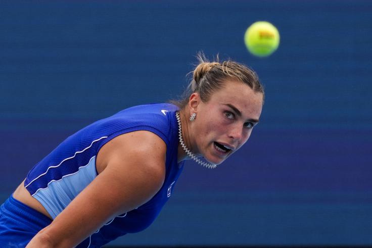 Prva nosilka Arina Sabalenka iz Belorusije bo na uvodu igrala s Kolumbijko Camilo Osorio. | Foto: Reuters