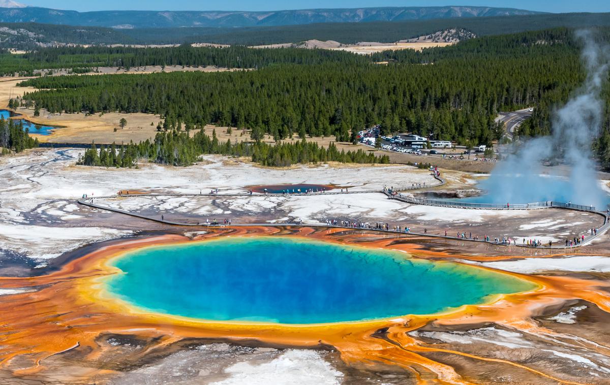 The Grand Prismatic Spring, Yellowstone National Park | Foto Thinkstock
