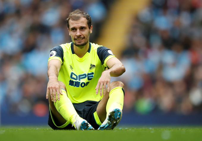 Jon Gorenc Stanković se je s Huddersfield Townom dokončno poslovil od možnosti, da bi obstal med angleško nogometno elito. | Foto: Reuters