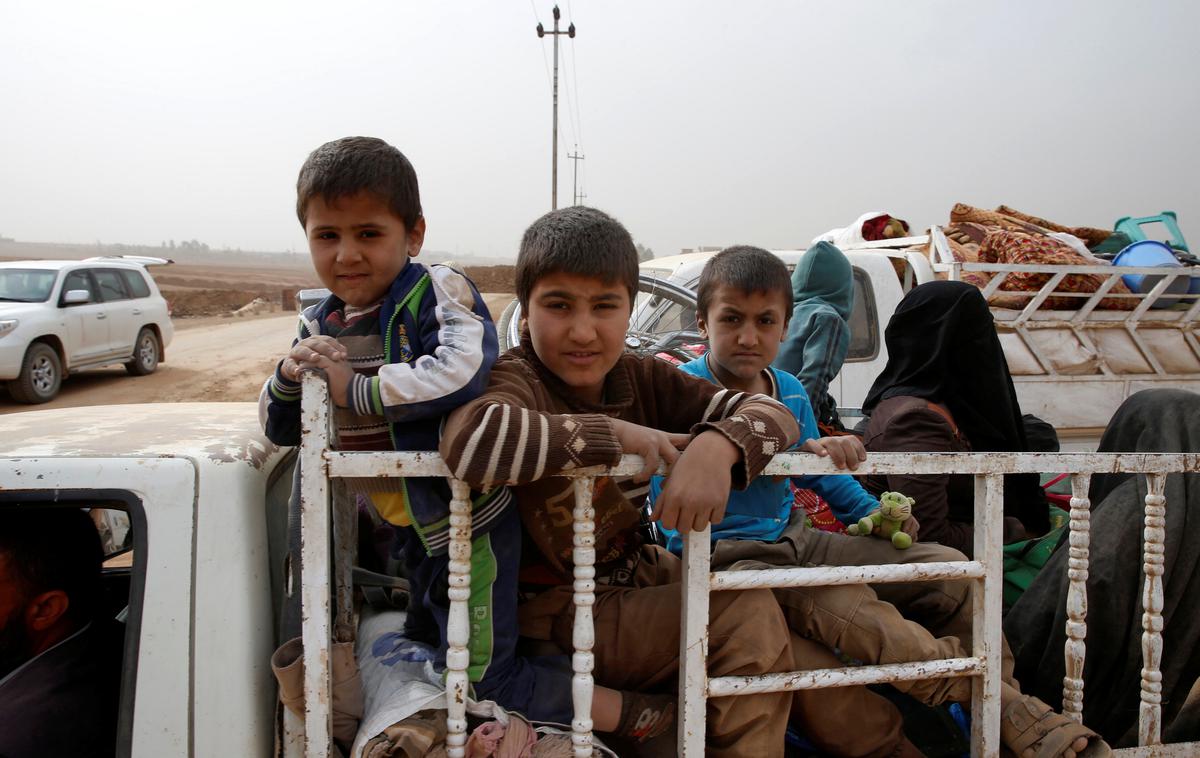 Mosul, begunci | Foto Reuters