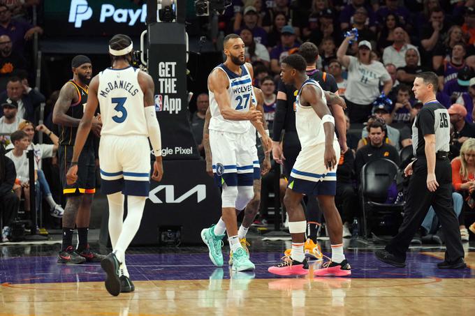 Minnesota Timberwolves se je kot prva uvrstila v konferenčni polfinale na zahodu. | Foto: Reuters