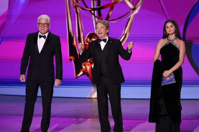 Med podeljevalci nagrad so bili tudi Steve Martin, Martin Short in Selena Gomez. | Foto: Reuters