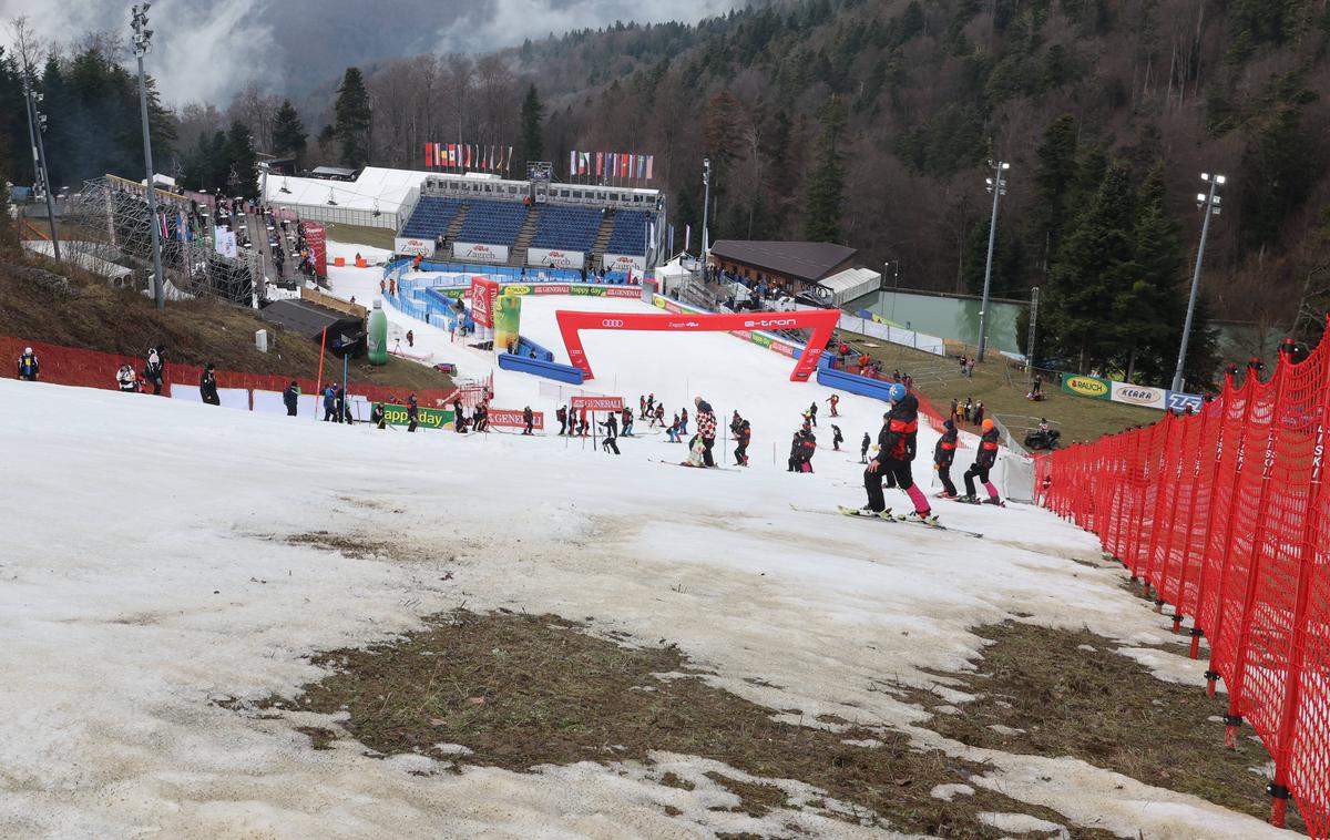 Zagreb Sljeme | Zaradi slabih razmer so organizatorji odpovedali drugi slalom na Sljemenu. | Foto Guliverimage