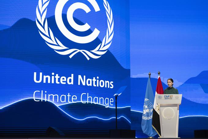 Podnebna konferenca Združenih narodov (COP27) v Šarm el Šejku bi se morala končati že v petek, a so jo zaradi nesoglasij podaljšali za dva dni. Podnebna konferenca se je med drugim končala brez dogovora o potrebnem drastičnem zmanjšanju izpustov. | Foto: Guliverimage/Vladimir Fedorenko