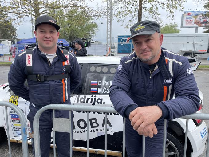 Darko Peljhan (desno) in Matej Čar sta tudi letos na hrvaškem reliju za SP s škodo fabio rally2. | Foto: Gregor Pavšič