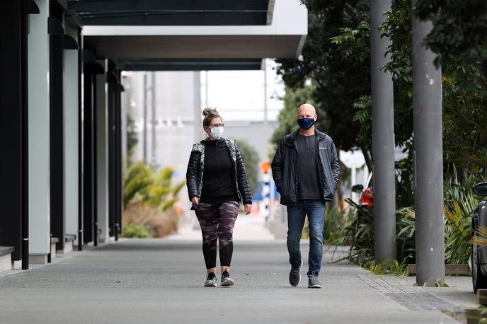 Nova Zelandija | Nova Zelandija je javno življenje ustavila le nekaj ur po tem, ko so sredi avgusta po daljšem obdobju potrdili prvi primer lokalnega prenosa okužbe. | Foto Reuters