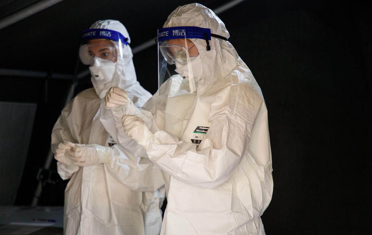Testiranje okuženih v Zagrebu | Foto Reuters
