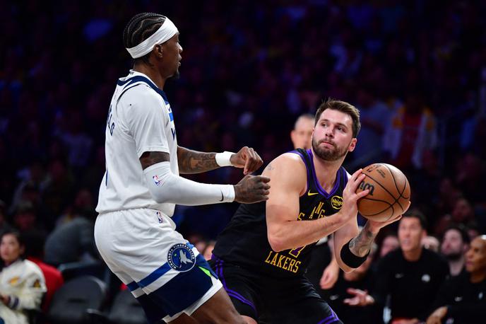 Luka Dončić, Los Angeles Lakers | Luka Dončić in Lakersi so se pomerili z Minnesoto. | Foto Reuters
