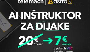 Telemach se približuje mladim in svoj portfelj krepi s platformo Astra AI