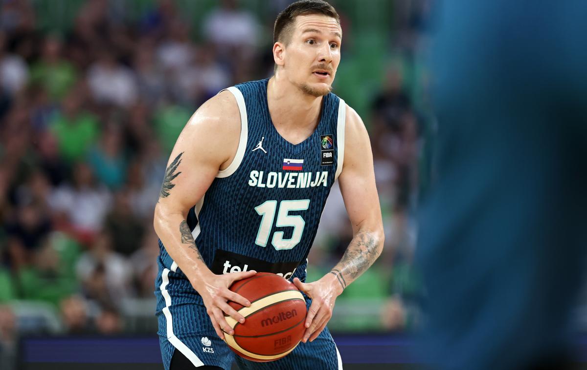 Košarka: Slovenija - Litva, prijateljska Gregor Hrovat | Foto www.alesfevzer.com