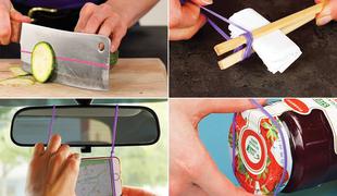 Bizarni triki s preprosto elastiko, ki vam lahko olajšajo življenje #video