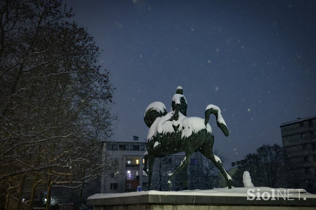 Sneg v Ljubljani