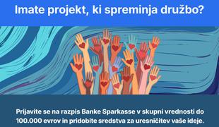 Verjemi v jutri: sto tisoč evrov Banke Sparkasse za projekte, ki spreminjajo svet