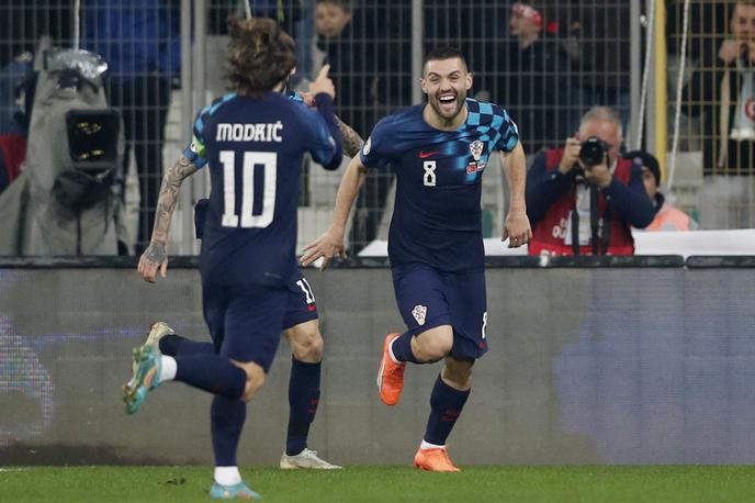 Hrvaška nogometna reprezentanca Mateo Kovačić | Hrvaška je zmagala z 2:0. | Foto Reuters