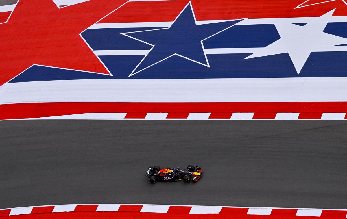 Austin Max Verstappen Red Bull | Na res atraktivnem in zahtevnem dirkališču v Austinu je Max Verstappen dobil že šprintersko dirko. | Foto Reuters