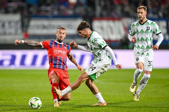 Olimpija je v uvodnem krogu ligaškega dela konferenčne lige namučila v gosteh bundesligaša Heidenheima (1:2). | Foto: Guliverimage