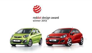 Oblikovalski nagradi red dot za kio picanto in rio