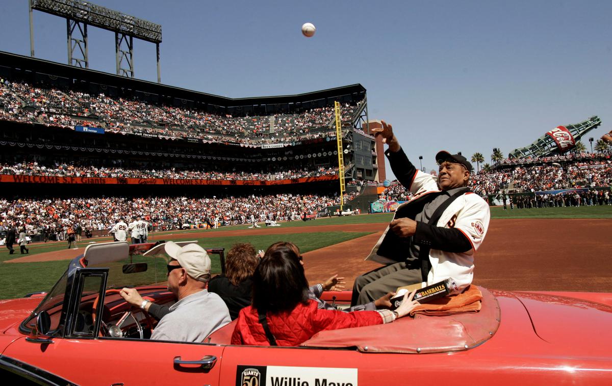 Willie Mays | Willie Mays je umrl v torek v starosti 93 let. | Foto Reuters