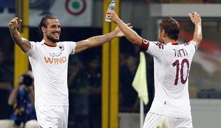 Roma zmagala pri Interju, Juventus do druge zmage