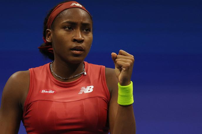 Coco Gauff | Coco Gauff je tekmici iz Tunizije prepustila le eno igro. | Foto Reuters