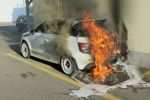 Audi A1 quattro požar