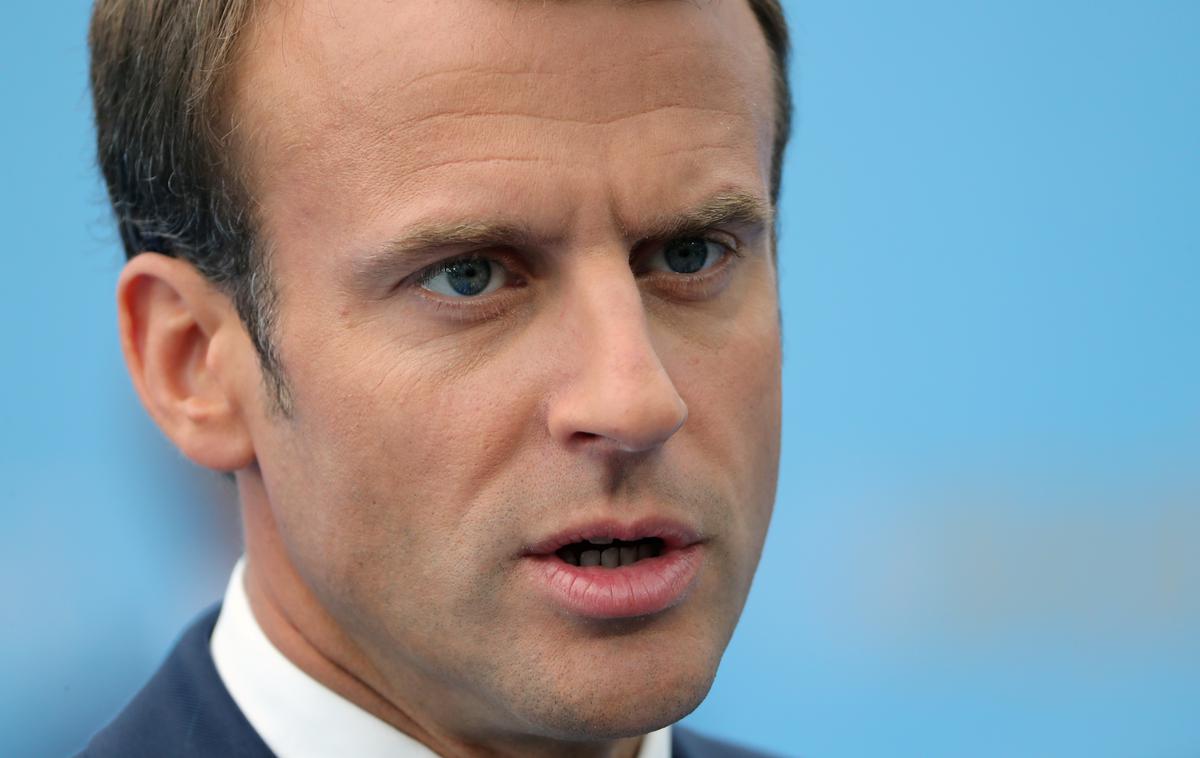 Emmanuel Macron Nato | "Med ZDA in drugimi državami zveze Nato ni več nikakršne koordinacije pri sprejemanju pomembnih odločitev. Nikakršne," pravi francoski predsednik Emanuel Macron. | Foto Reuters