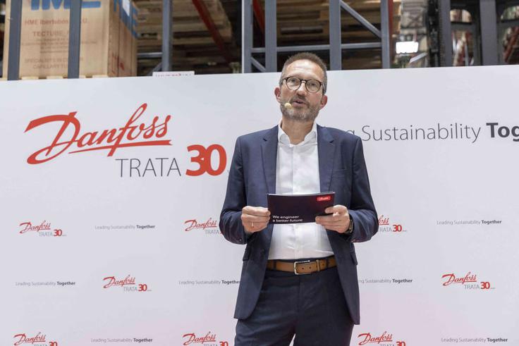 Nagovor Kristiana Stranda, predsednika segmenta Danfoss Climate Solution. | Foto: Danfoss Trata