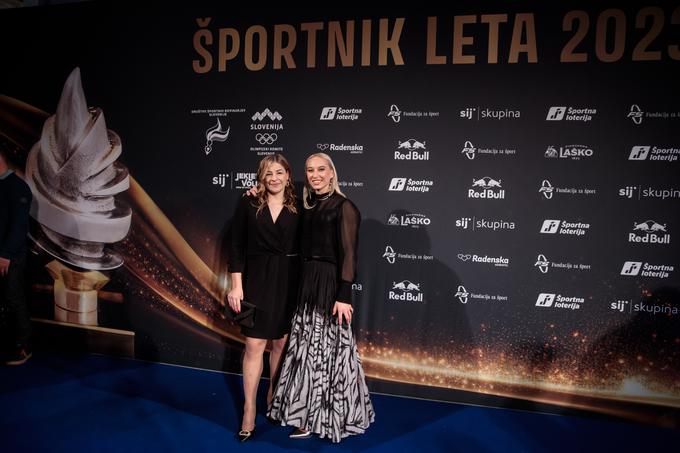 Tina Trstenjak in Janja Garnbret, olimpijski prvakinji v judu in športnem plezanju | Foto: Mediaspeed